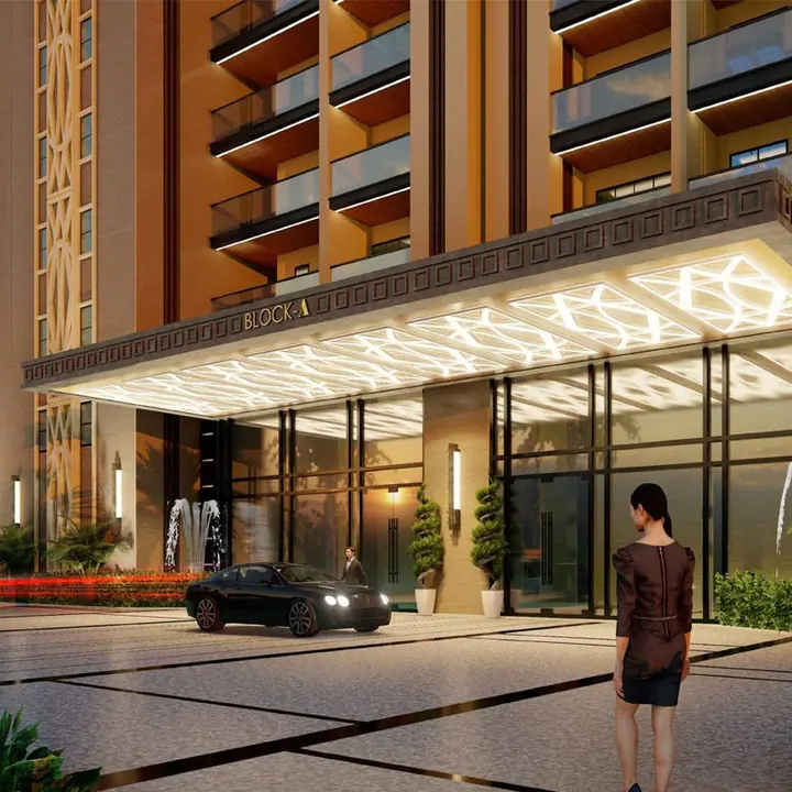 Whiteland The Aspen offers luxurious 3, 4 & 5 BHK residences ranging from 2,766 to 12,613 sq. ft., with prices starting from around ₹4 crore, depending on the selected configuration.