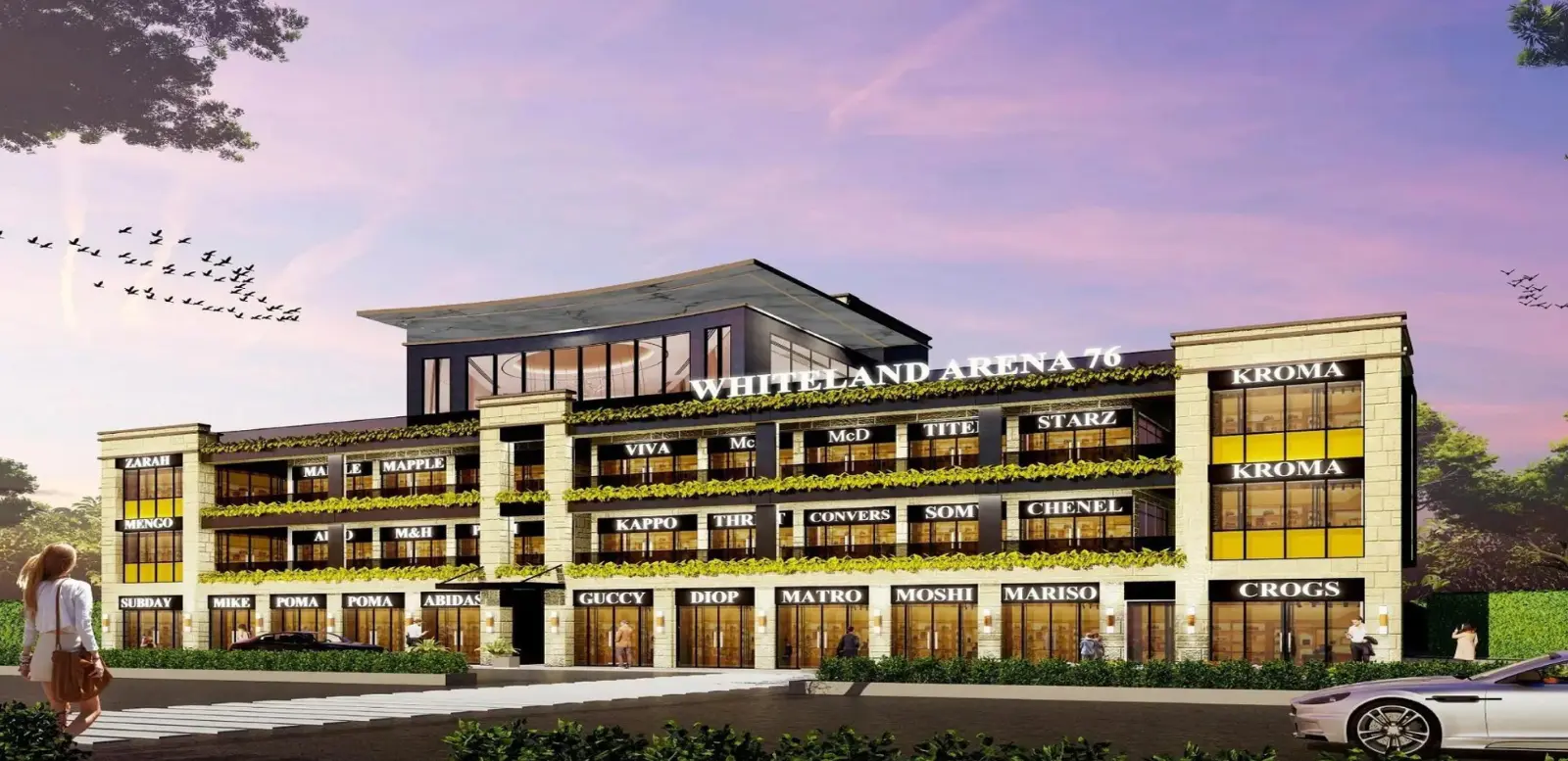 Whiteland Arena 76 Sector 76 Commercial Project Banner